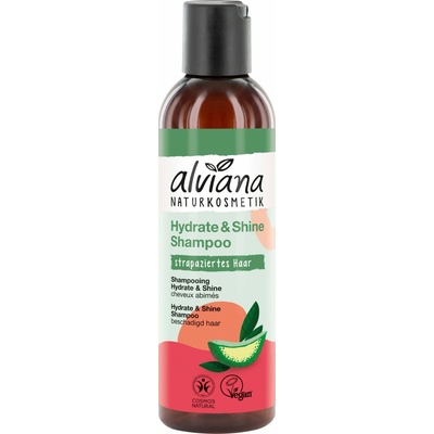 alviana Naturkosmetik šampón na hydratáciu a lesk 200 ml