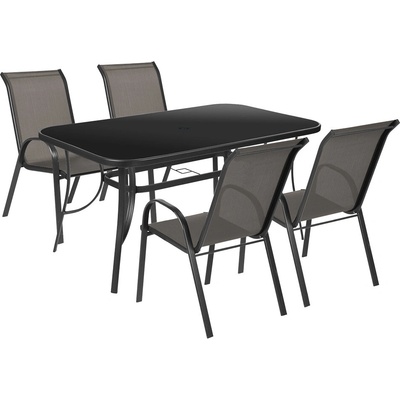 Garden King Záhradná zostava Freddo stôl + 4 kreslá