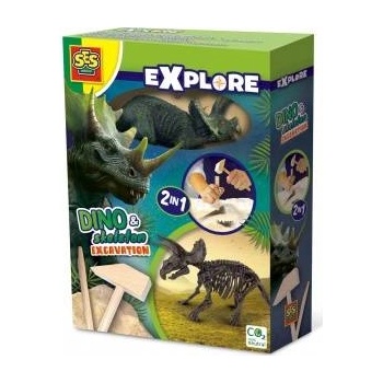 SES Creative Explore Fossil 2in1 Triceratops