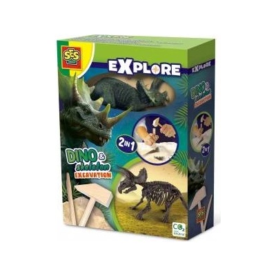 SES Creative Explore Fossil 2in1 Triceratops