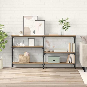 vidaXL Конзолна маса Дъб 150 x 29 x 76, 5 см Инженерна дървесина (882797)