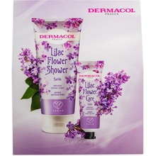 Dermacol Flower Care šeřík sprchový gel 200 ml + krém na ruce 30 ml dárková sada