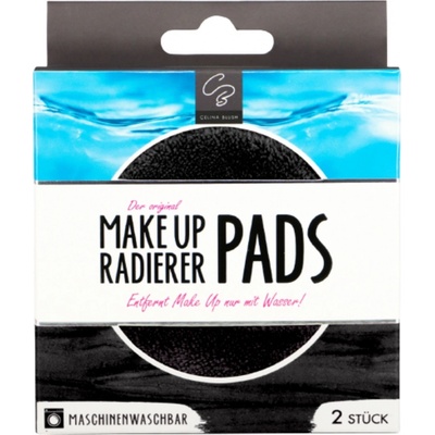 FacEvolution Make Up Radierer pads odličovací polštářek černý 2 ks
