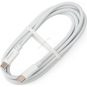 Platinet USB кабел USB-C / USB-C съединител 100W 1, 5m бял (PL0554)