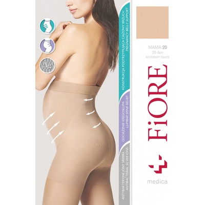 Fiore Mama 20 M5208 punčochové kalhoty Natural – Zboží Dáma