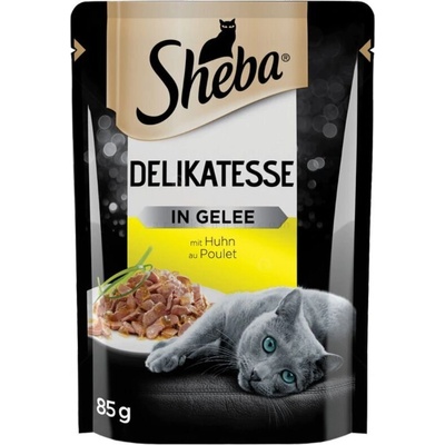 Sheba fine flakes Chicken in jelly пауч за котки с пилешко в желе 85gr