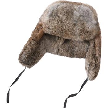 HARAHU Зимна ушанка fl-38141 - Кафява kp38141 (fl-38141)