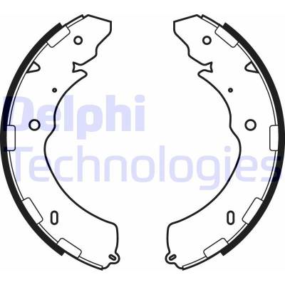Sada brzdových čeľustí DELPHI LS2064