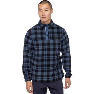686 Mns Tioga Fleece Pullover Orion Blue Plaid
