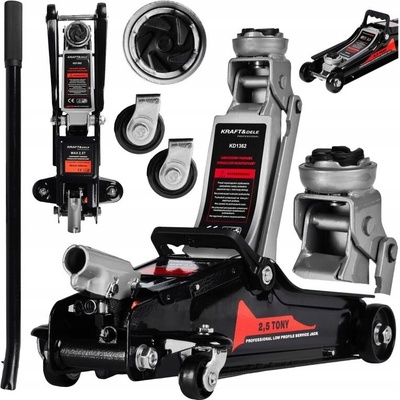 Kraft&Dele Mobilný hydraulický zdvihák nízkoprofilový 2,5 t KD1362