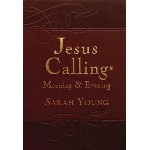 Jesus Calling Morning and Evening, Brown Leathersoft Hardcover, with Scripture References | Sarah Young (ISBN: 9780718040154)