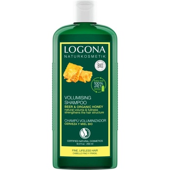 Logona šampon pro zvětšení objemu vlasů pivo & med 250 ml