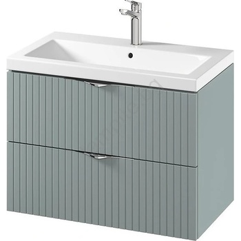 Cersanit S801-540 -Окачен шкаф за баня с умивалник TIRSO 80x45 cm в цвят мента (CS0209)