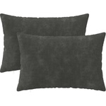 vidaXL Калъфка за възглавница 2 pcs HEERLEN Антрацит 50 x 80 cm (912015)