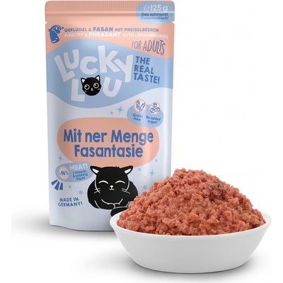 Lucky Lou Lifestage Adult s drůbežím a bažantím mäsom 125 g