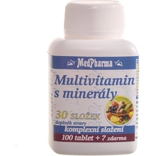 MedPharma Multivitamín s minerály 30složek 107 tablet