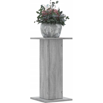 vidaXL Стойки за растения 2 бр сив сонома 30x30x60 см инженерно дърво (3307860)