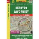 Beskydy Javorníky turistická mapa 1:40 000