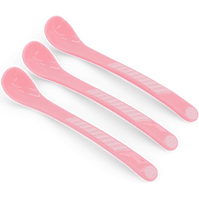 Комплект лъжички Twistshake 3 броя 6+ м Pastel Pink (7350083121790)