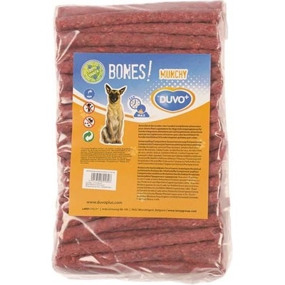 DUVO+ BONES! Munchy tyčinky červené 9-10 mm 12,5 cm 100 ks 8,5-9 g