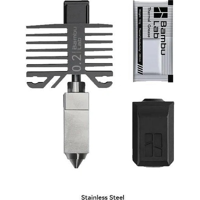 Bambu Lab Hotend - Екстудер и Дюза 0.2/0.4/0.6/0.8mm за X1, X1C, P1S, P1P