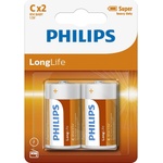Philips Longlife батерия R14 (C), 2-blister (R14L2B/10) - stokatastoki