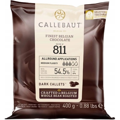 Callebaut 811 Čokoláda horká 54,5% 400 g