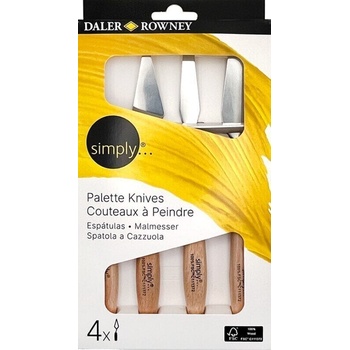 Daler-Rowney Simply Шпакла за рисуване 4 бр (845100003)