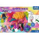 Trefl Puzzle 24 SUPER MAXI - Щастлив ден на Троловете (41017)