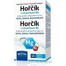 Biotter Hořčík 125 mg s Vitamínem B6 50 tabliet