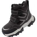 Linshi dětské kozačky nubuk černá