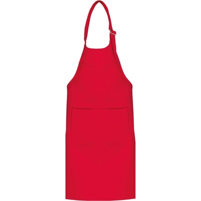 Kariban Zástěra K889 s laclem dětská COT20K88900499-red