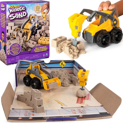 KINETIC SAND Kinetický písek Dig and Demolish