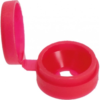 DOPREDAJ! Rozeta ozdobna, červená, na skrutky so zapustnou hlavou D