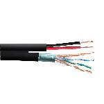 Екском FTP Cat5e 24AWG Cu + 2x1, 00mm CU захранващи проводници (FTP Cat5e 24AWG Cu + 2x1,00mm CU)