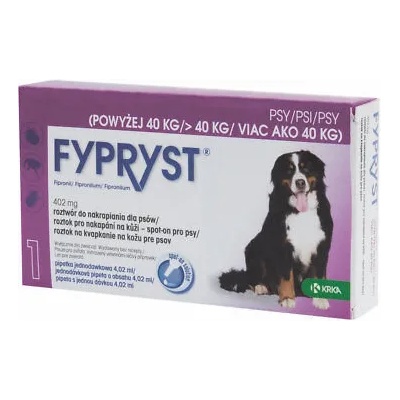 FYPRYST FYPRYST ФИПРИСТ 402mg - за кучета с тегло над 40 кг, 3 броя пипети
