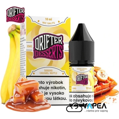 Juice Sauz Drifter Desserts Salts Banana Caramel Waffle 10 ml 10mg