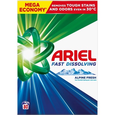 Ariel prášok Alpine Fresh 80 PD
