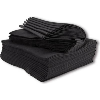 Eurostil Disposable Towels Black 40 x 80 cm 25 ks