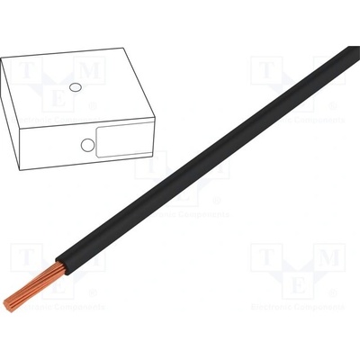 Helu 11019510 Vodič H07V2-K lanko Cu 6mm2 10AWG PVC černá 450V,750V 100m