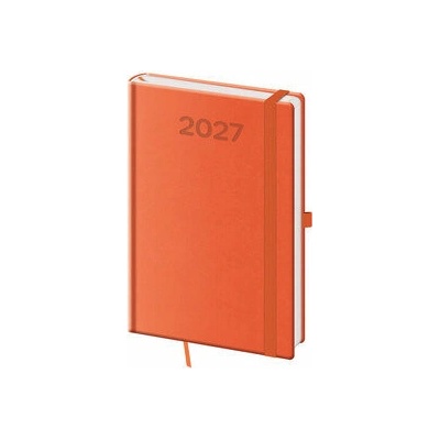 Helma A5 Týdenní 2027 Print Pop oranžový