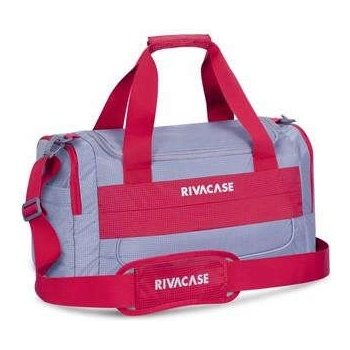 RIVACASE Спортна/Пътна чанта, 30L, Rivacase "5235 Mercantour", сиво-червена (GSCSTRME5235GR)