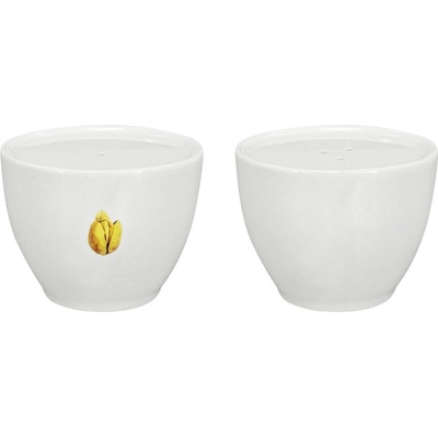 by inspire Porcelánová souprava sůl pepř Spring žlutá černá