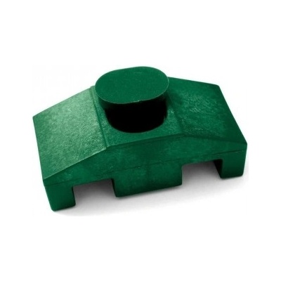 Příchytka panelu 2D SUPER STRONG na sloupek 60x60 mm, PVC, zelená
