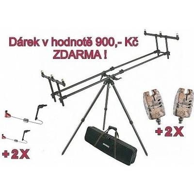 MIVARDI Stojan na pruty Tripod Premium + 2x hlásič