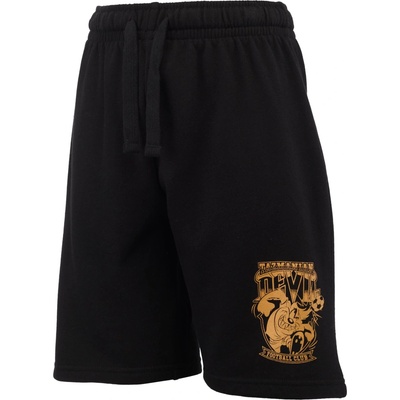 Looney Tunes Taz football shorts čierna žltá