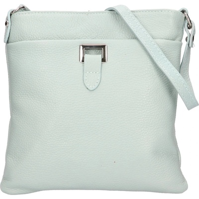 Dámská kožená crossbody kabelka Italia Gotta modro-zelená