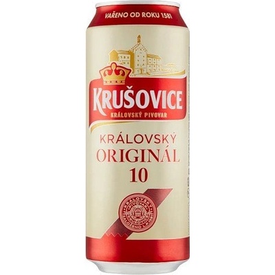 Krušovice Král 10% 0,5 l (plech)