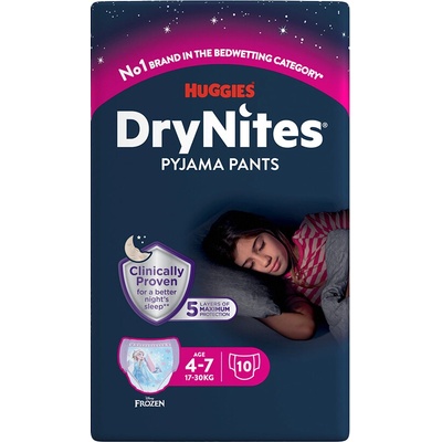 Drynites Natahovací Pro Dívky 4-7 Let 17-30 kg 10 ks