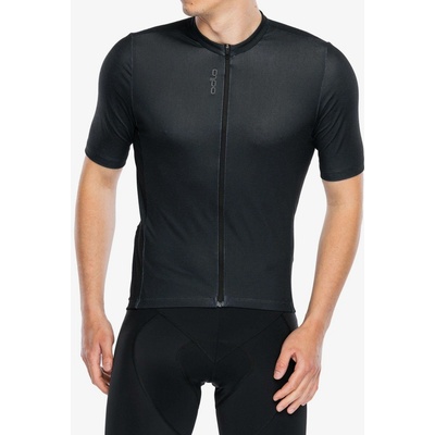 Odlo Essential T-Shirt S/U Collar S/S Full Zip black
